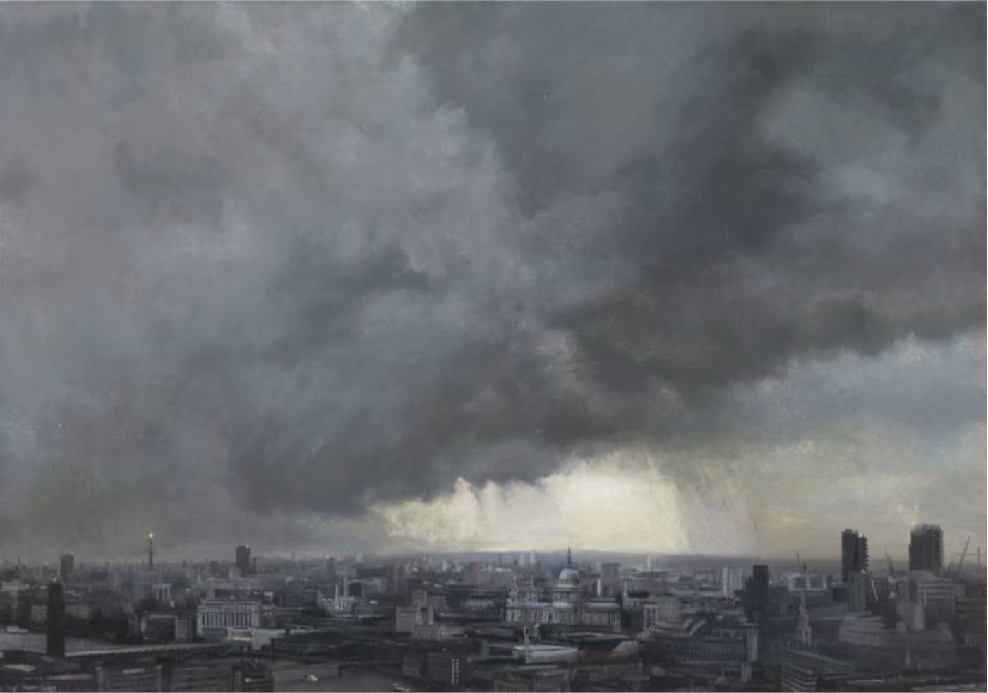 View over looking St Paul's Cathedral, London