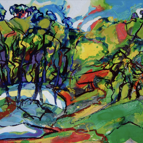 Walk in the wild woods