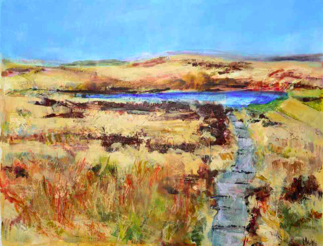 Black Moss on a Bright April Day