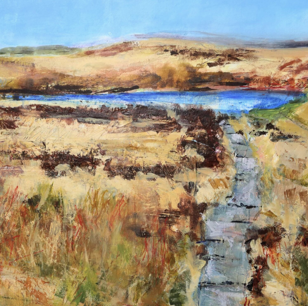 Black Moss on a Bright April Day