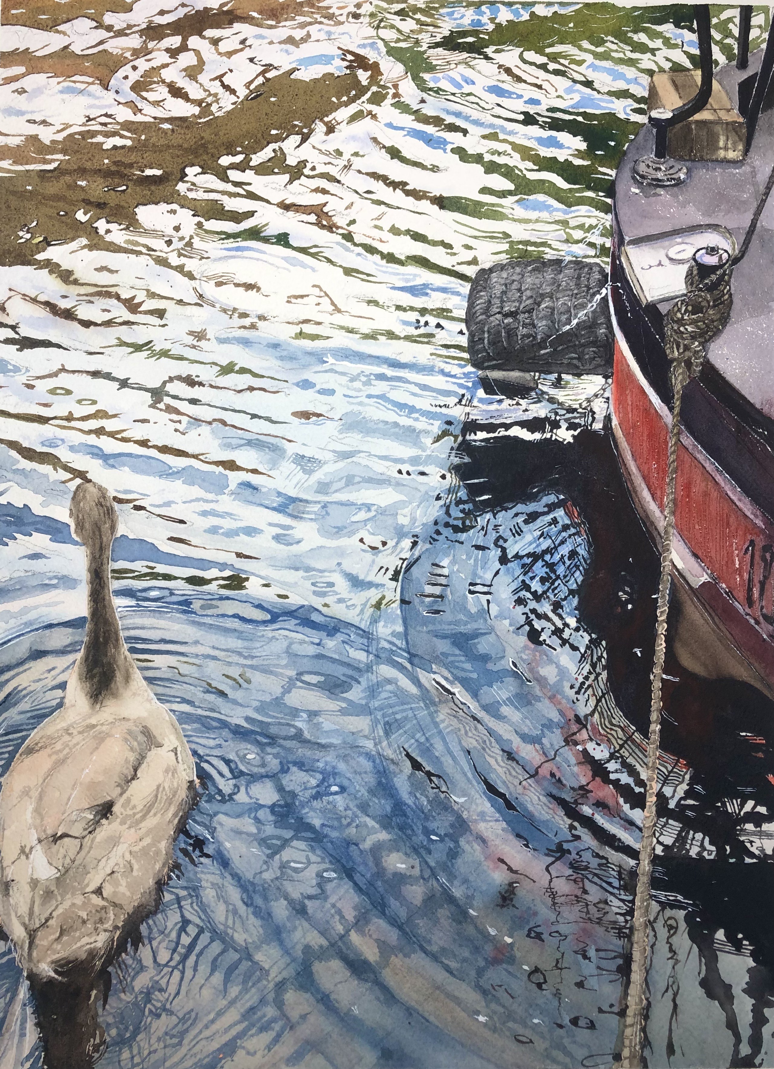 The Cygnet and The Boat